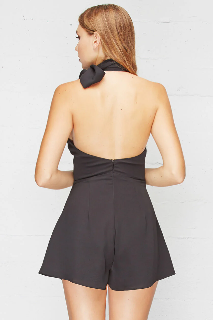 Bailey Dressy Romper Black - Image 4
