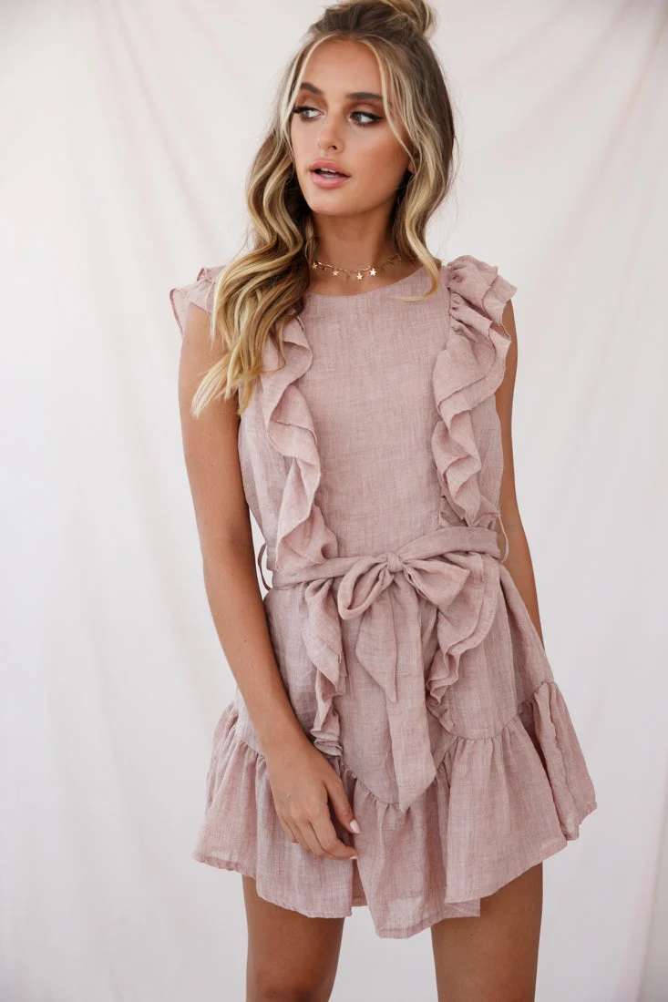 Easy Breezy Sleeveless Swing Dress Sandalwood - Image 5