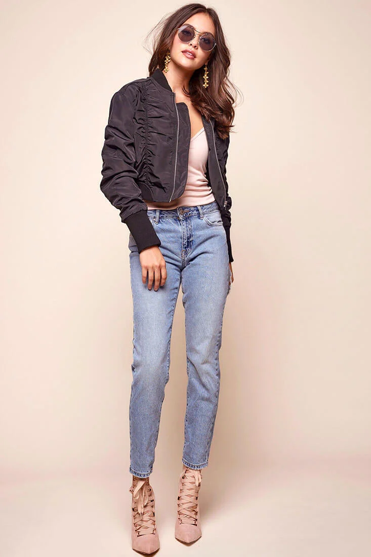 Kinney Biker Jacket Black - Image 3