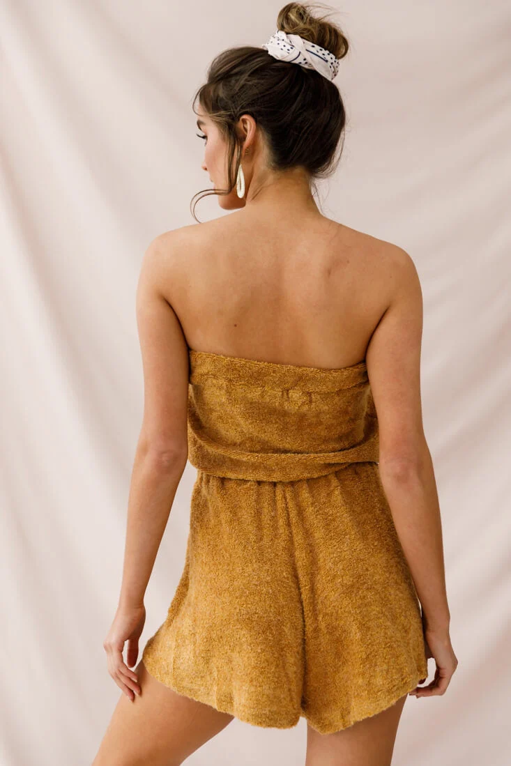 Margie Terry Cloth Romper Ginger - Image 3