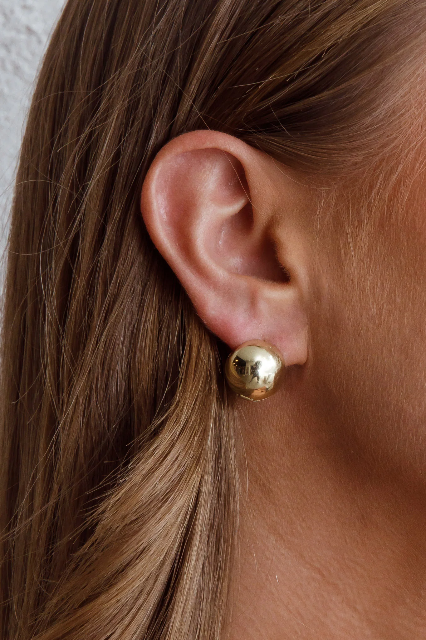 Moonstar Ball Earrings Gold - Image 3