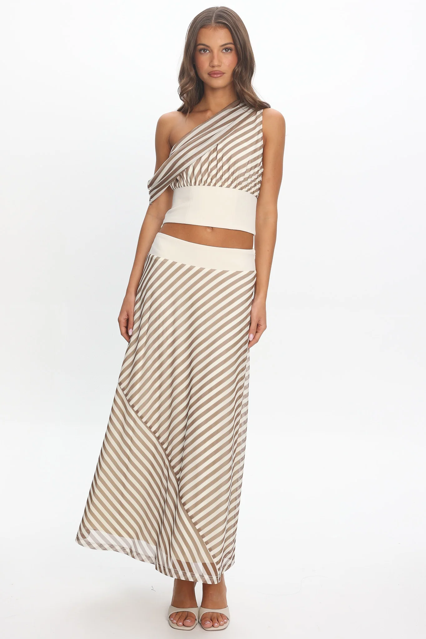 Noemi One Shoulder Top Caramel - Image 3