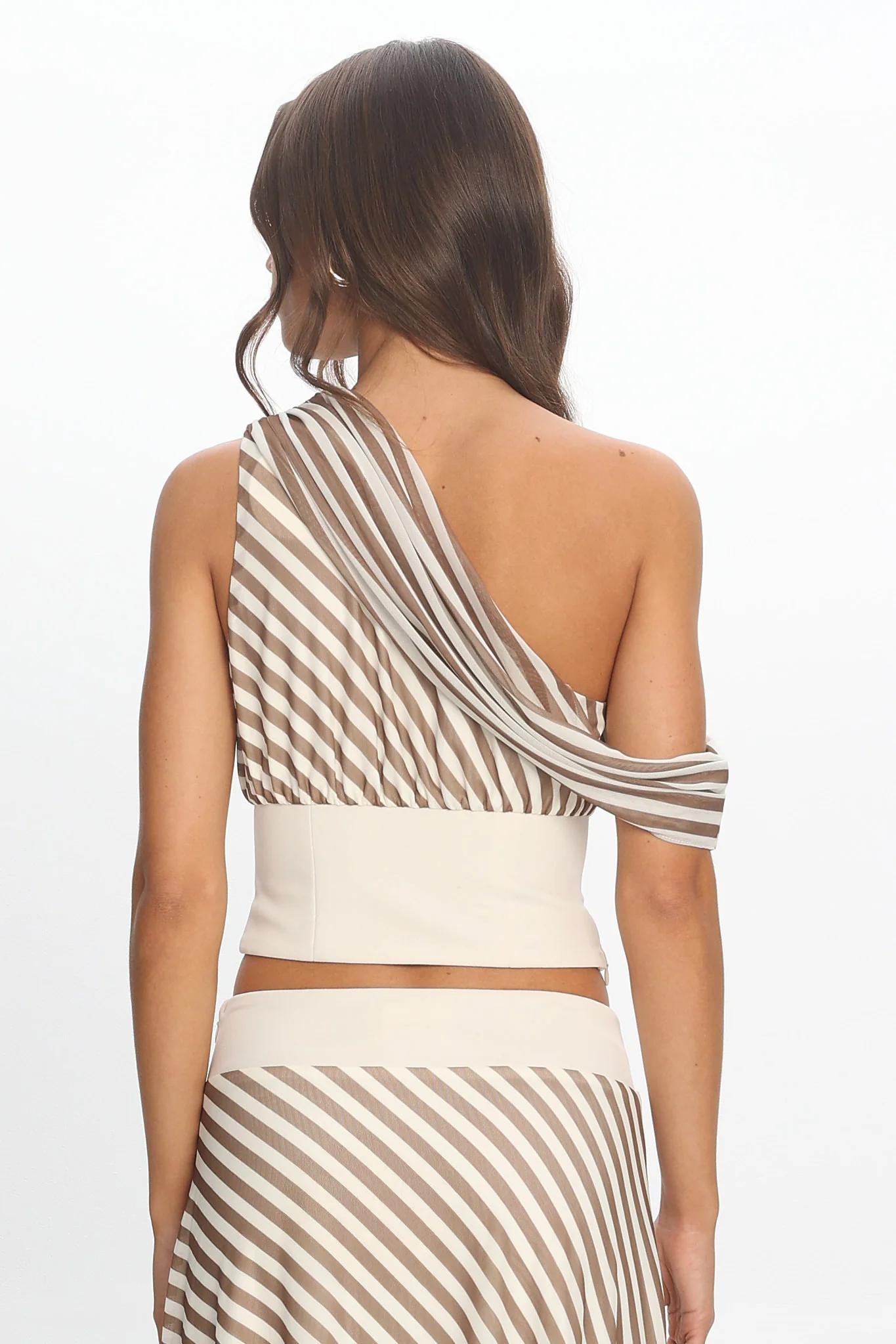 Noemi One Shoulder Top Caramel - Image 4