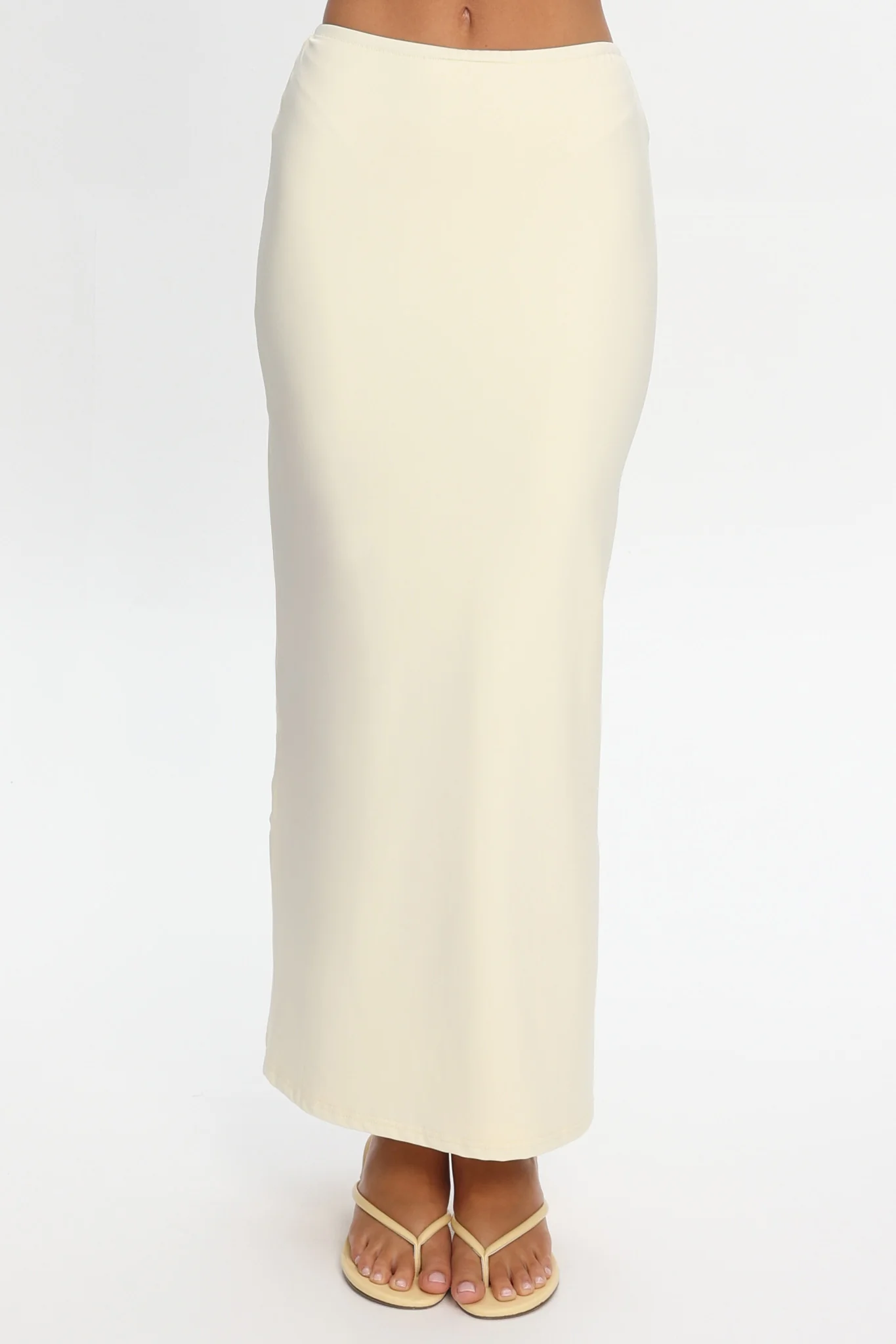Perez Bodycon Maxi Skirt Butter - Image 4