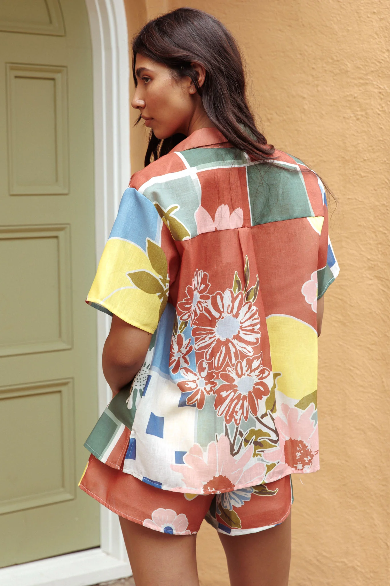 Swing Of Things Pocket Shirt Citrus Terracotta - Image 3