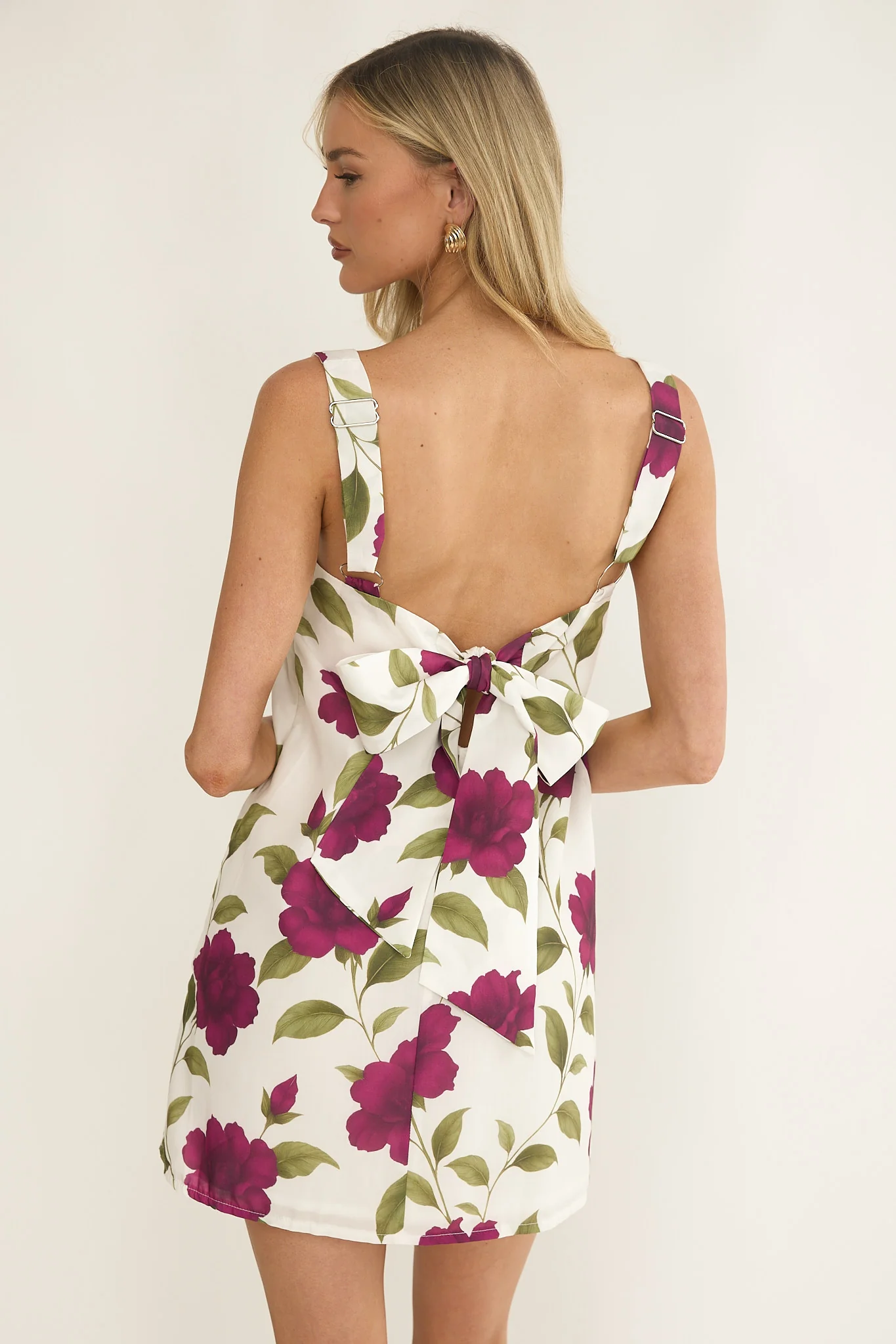 That Lady Bow Back Mini Dress Allegra Floral - Image 2
