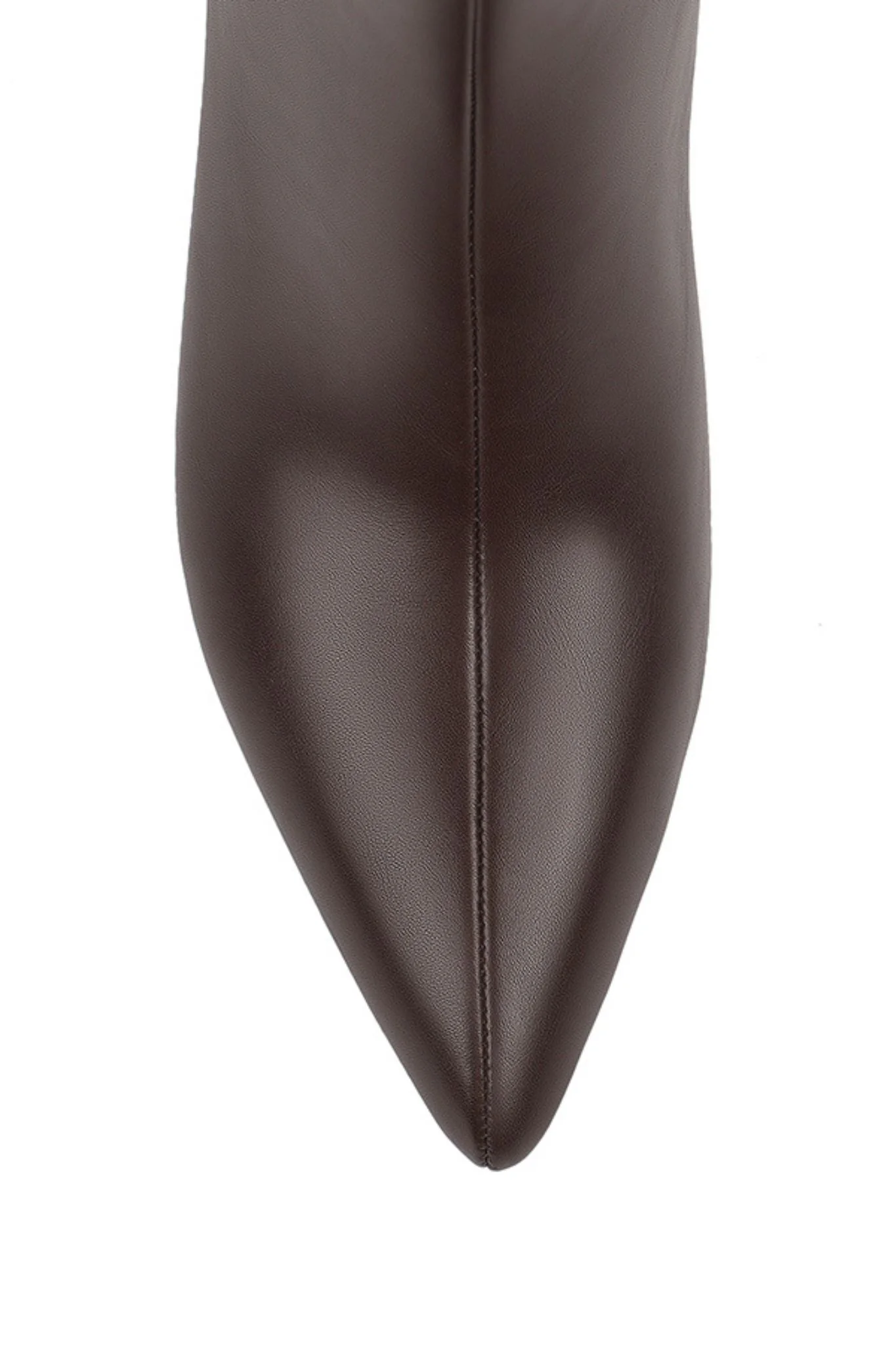 VERALI Olive Knee High Boots Chocolate - Image 4