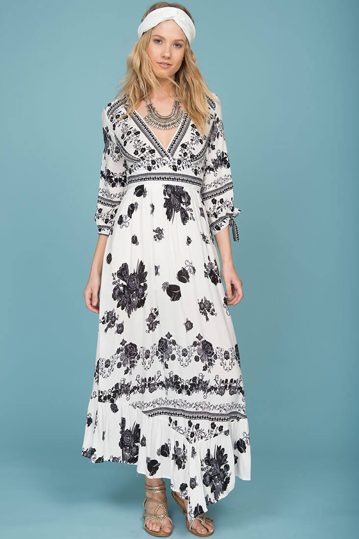Zaika Maxi Dress White - Image 4